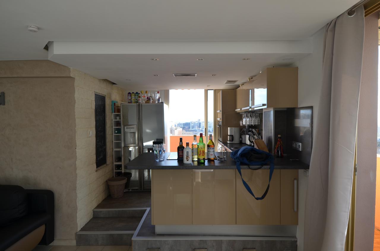Appartement Rooftop 8 Personnes Grande Terrasse Avec Parking Quartier Aeroport Ницца Экстерьер фото